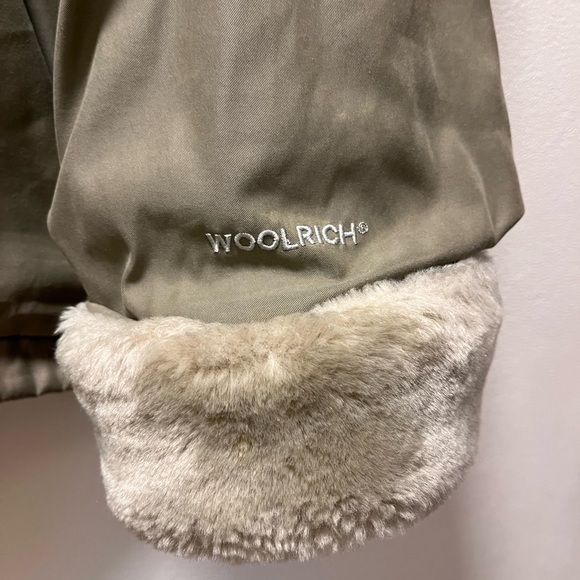 Woolrich Stylish Classic Jacket with Faux Fur Sherpa Trim, Women’s, Sz XL, Wheat - Picture 5 of 7